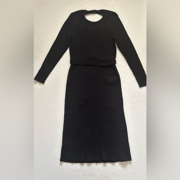 Who What Wear Black Bodycon Maxi Dress Sz. L. - Picture 2 of 7